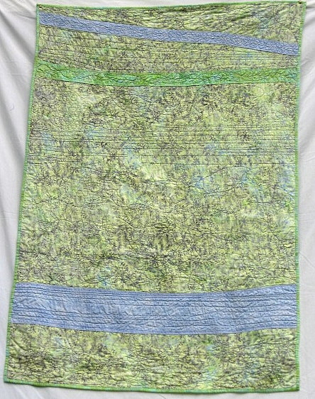 Batik Green and Blue - SOLD