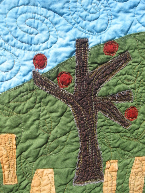 detail of Happy Orchards