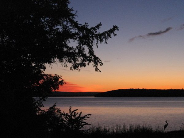 Sunset on Lake Champlain